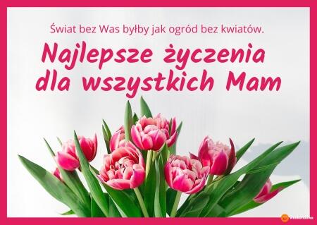 Najserdeczniejsze życzenia dla wszystkich mam