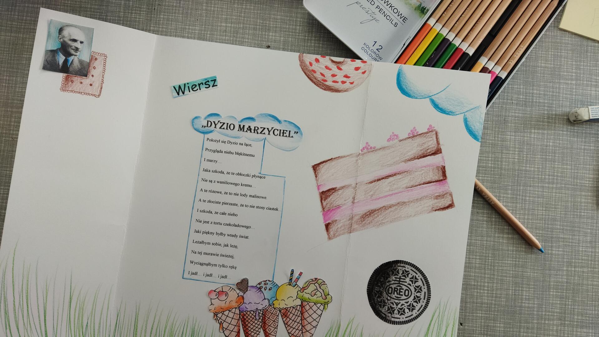 NASZE LEKTURY - LAPBOOK ''DYZIO MARZYCIEL''