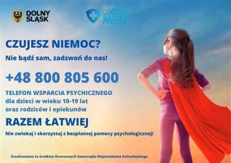 ''Razem łatwiej'' - wsparcie psychologiczne.