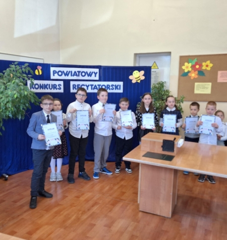 Powiatowy Konkurs Recytatorski klas 1-3