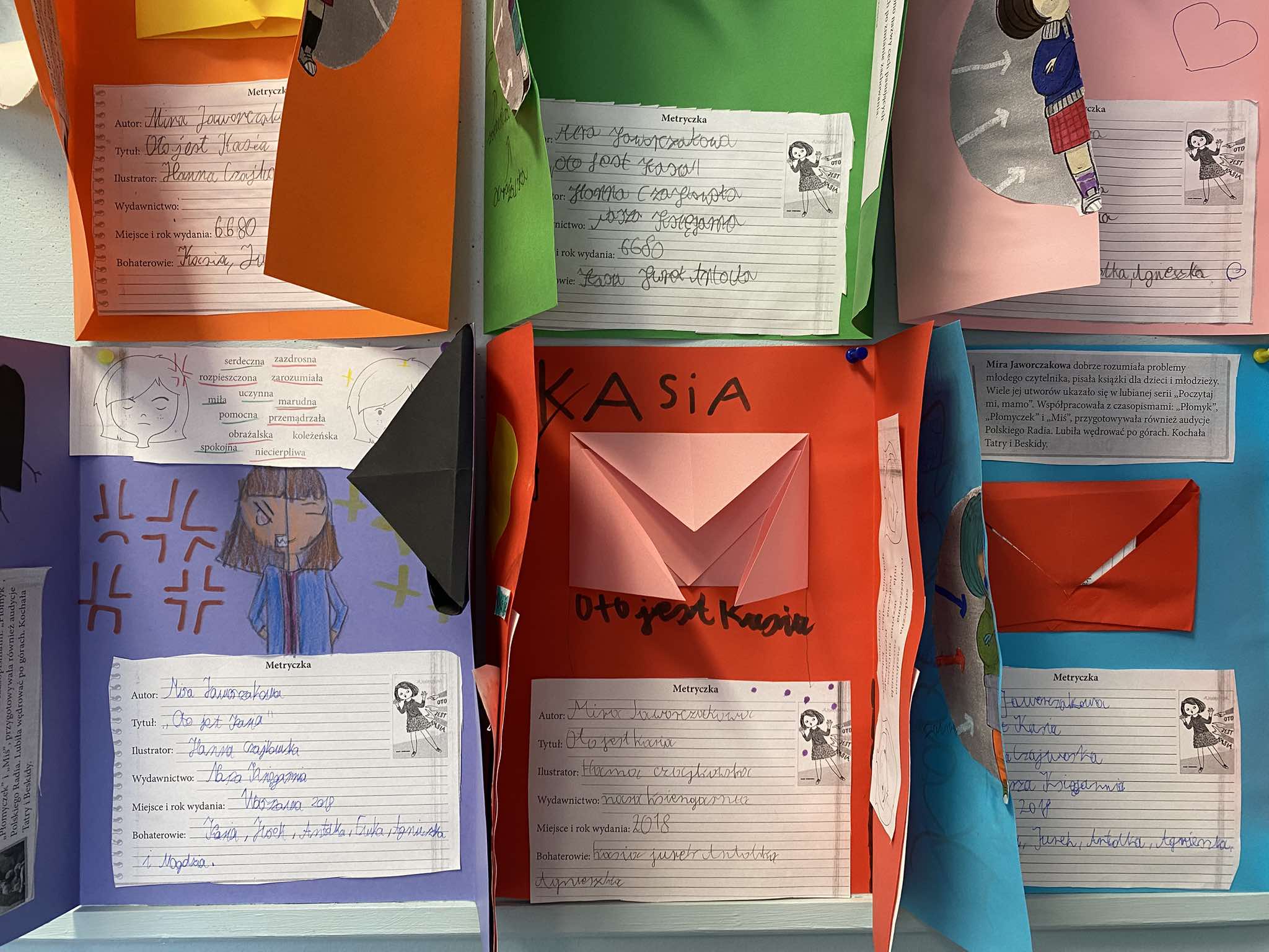 NASZE LEKTURY - LAPBOOK ''OTO JEST KASIA''