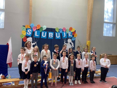 Pasowanie pierwszoklasistów na uczniów