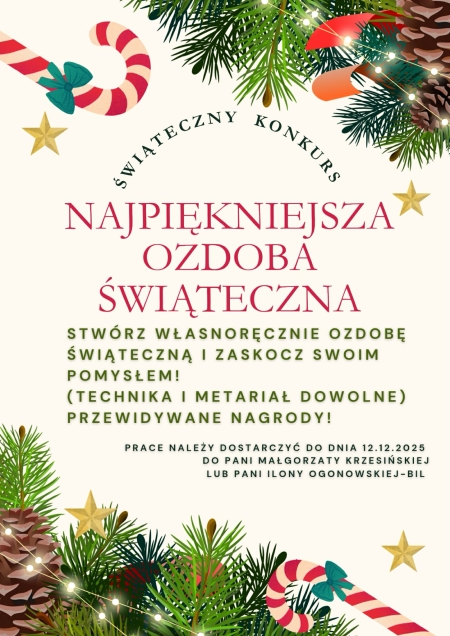 Najpiękniejsza ozdoba świąteczna