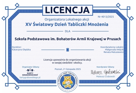 Świtowy Dzień Tabliczki Mnożenia