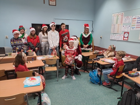 ŚWIĘTY MIKOŁAJ W NASZEJ KLASIE