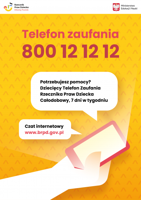 Telefon zaufania Rzecznika Praw Dziecka